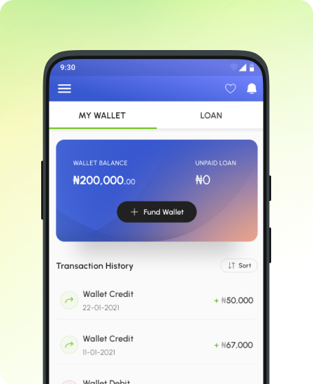 Remedial Health App Wallet Screen